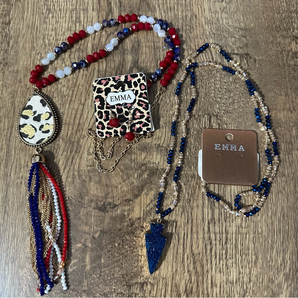 New two long necklaces.